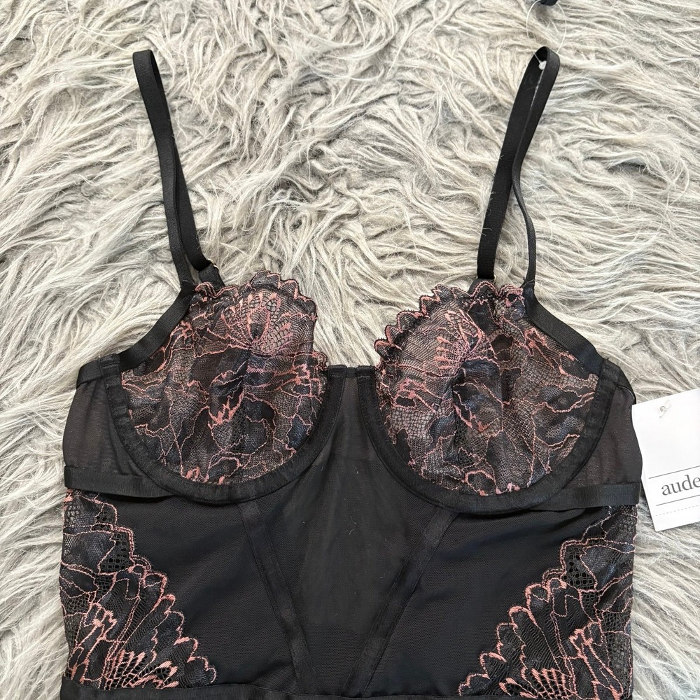 Auden Intimates & Sleepwear Lace Babydoll  Chemise‎ Black Womens XS - Picture 5 of 10